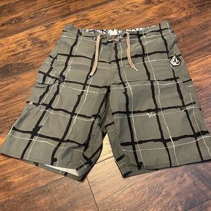 Volcom board shorts.